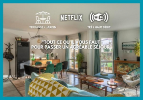 T3 Idéal Famille & Pros, Calme, Parking, Jardin